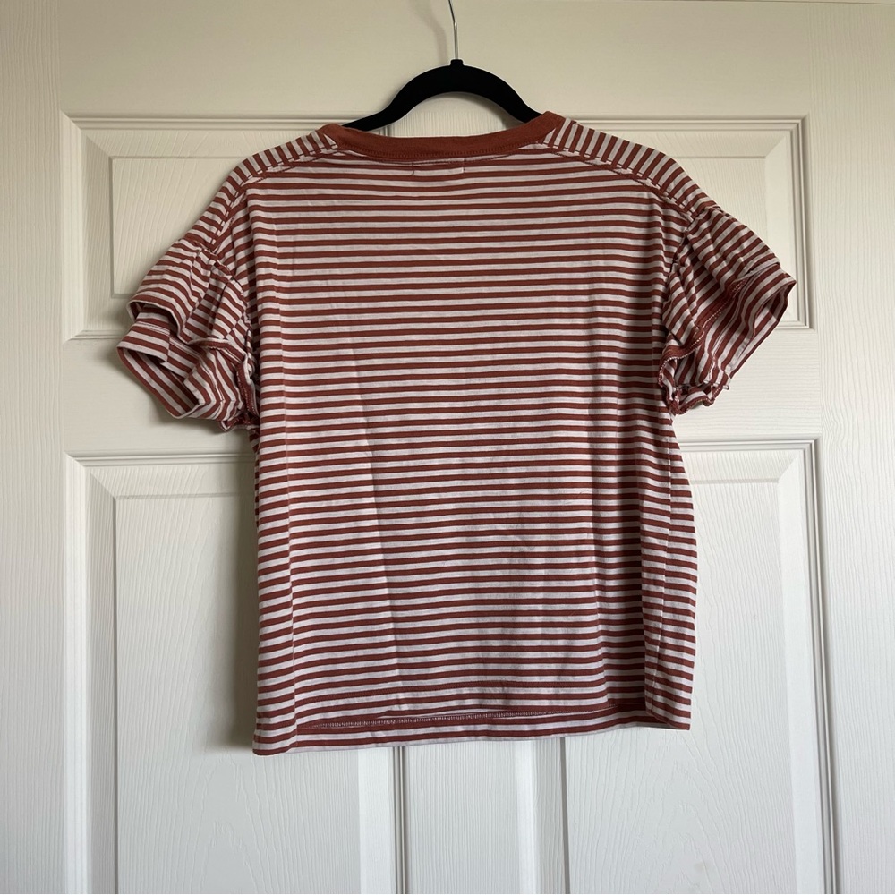 Madewell Ruffle Sleeve Tee - Picture 2 of 4
